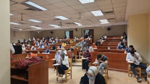 بدء إمتحانات الفصل الدراسى الثانى للعام الجامعي ٢٠٢١/٢٠٢٢