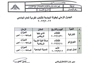 مسابقات رعاية الشباب